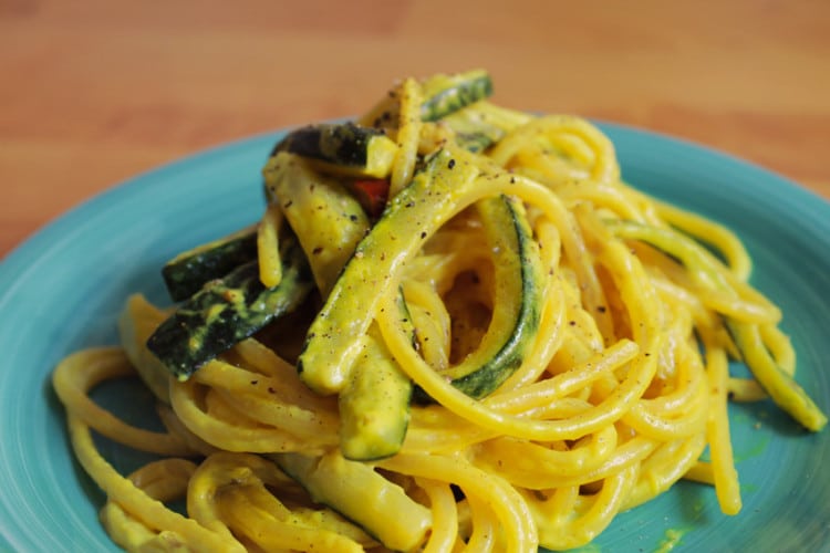 Spaghetti di Kamut alla curcuma