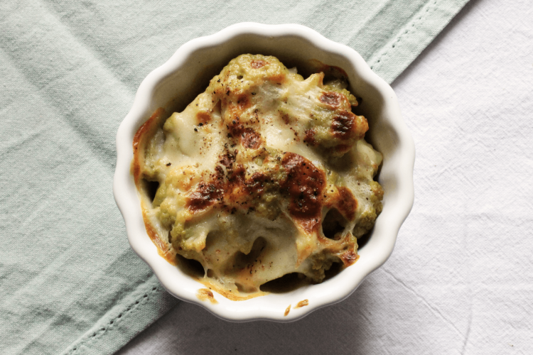 Cavolfiore verde gratinato