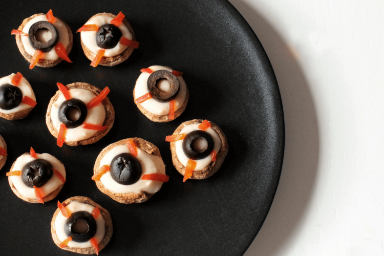 Occhi di Halloween - Funghi ripieni