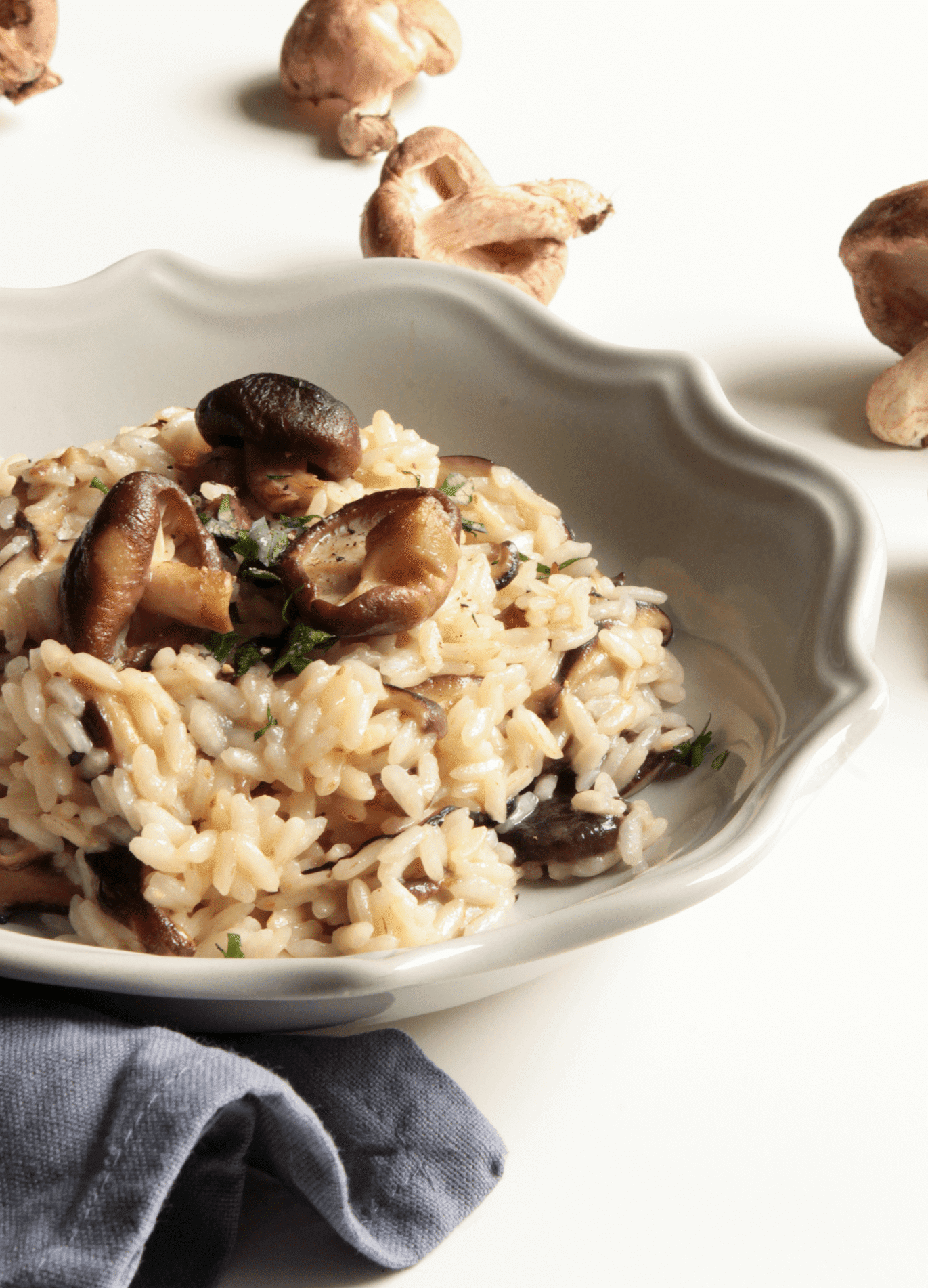 Risotto con funghi shiitake Healthy Barta