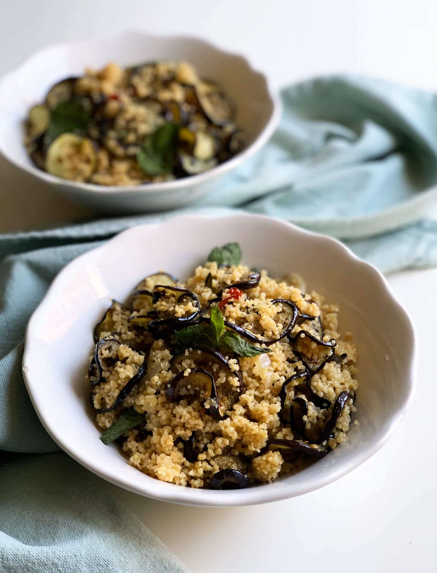 Cous cous con melanzane