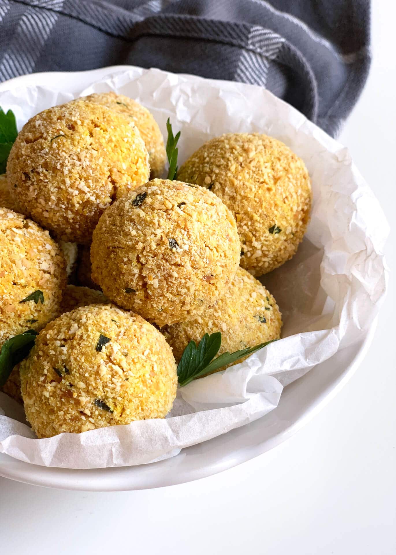 Polpette con lupini e tofu