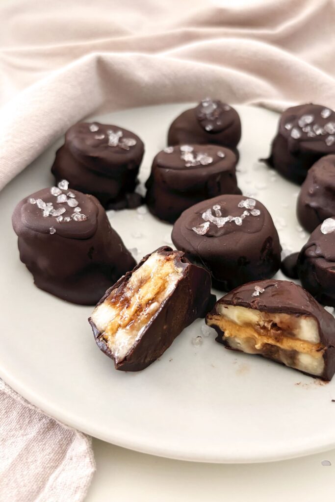 Banane, burro di arachidi e cioccolato