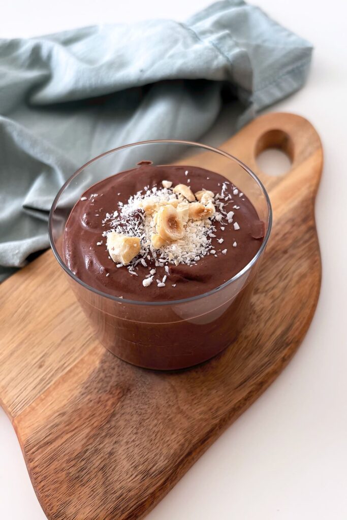 Mousse al cioccolato vegana