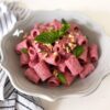 Pasta cremosa alla barbabietola