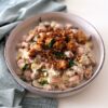Fagioli cremosi con tempeh