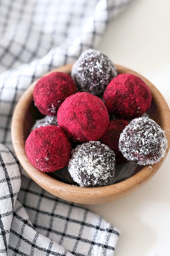 Balls cocco e lamponi