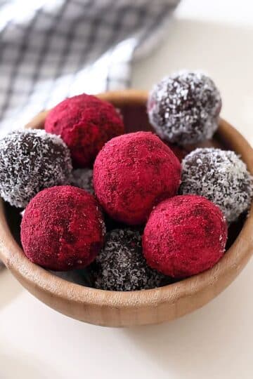 Energy Balls cocco e lamponi