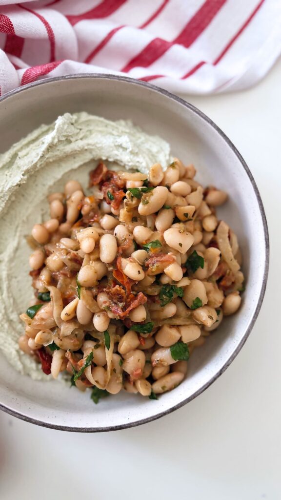 Fagioli cannellini e pomodori secchi