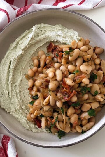 Fagioli con pomodori secchi