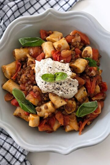 Gnocchi di tofu