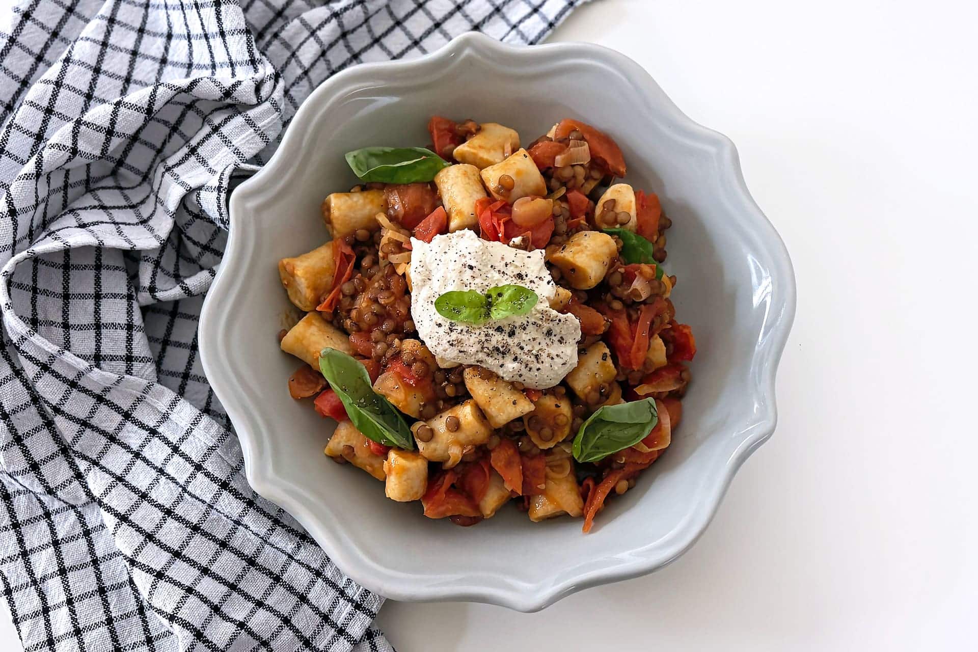 Gnocchi di tofu