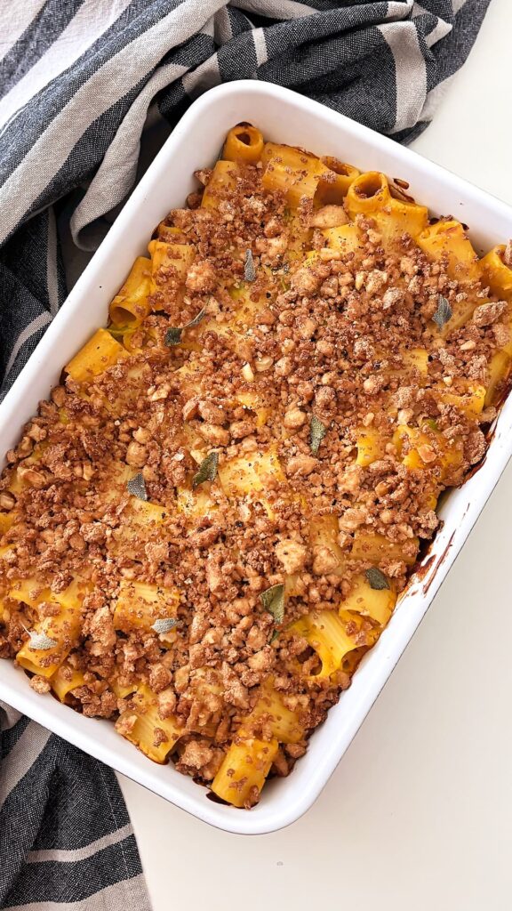 Pasta al forno vegan