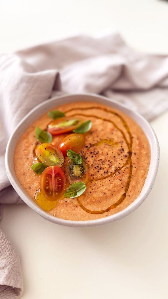 Salmorejo vegano