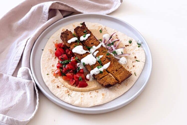 Spiedini di tofu al forno