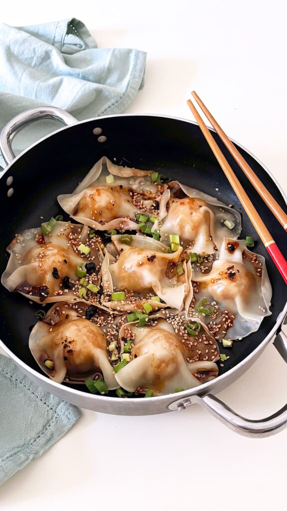 Lazy dumplings vegan