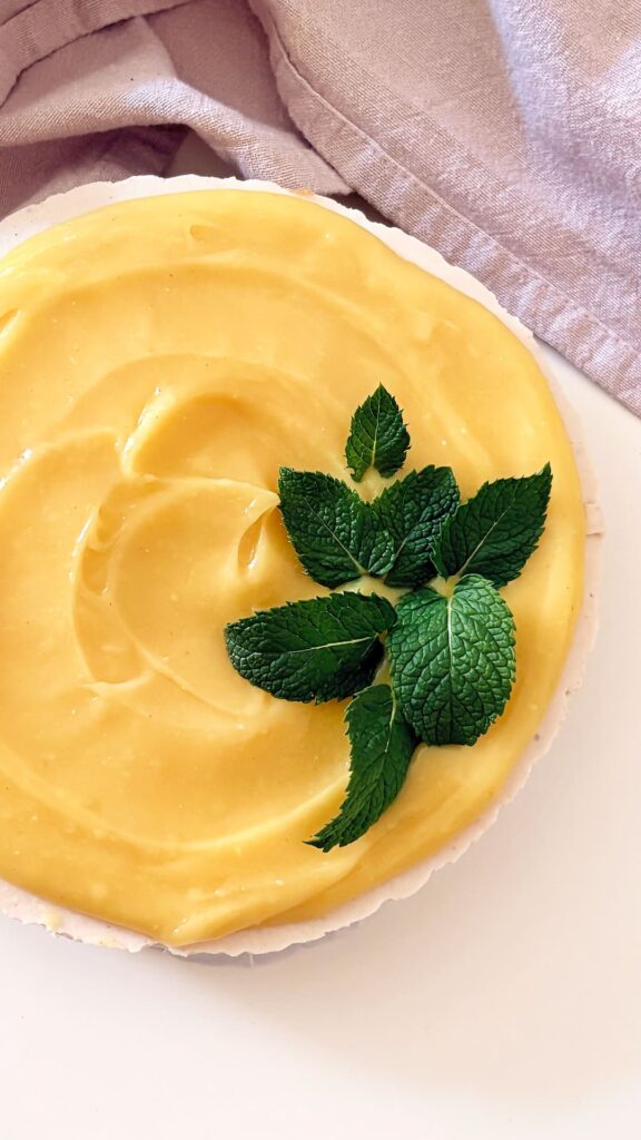 Cheesecake vegan cocco e limone