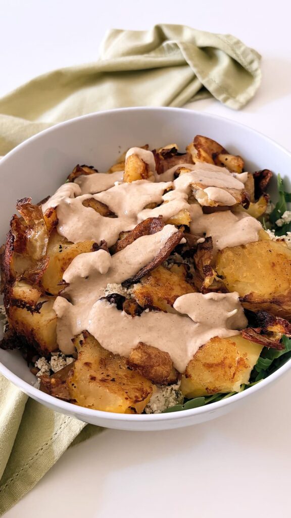 Insalata con patate al forno