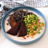 Soba noodles con tofu e edamame