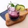 Mocktail ai mirtilli