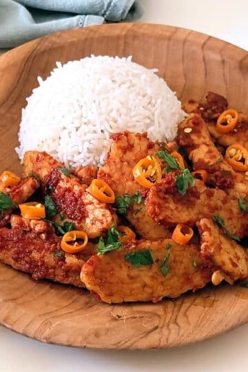 Sambal goreng tempeh