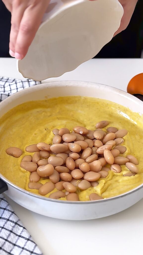 Fagioli in crema di tofu e spezie